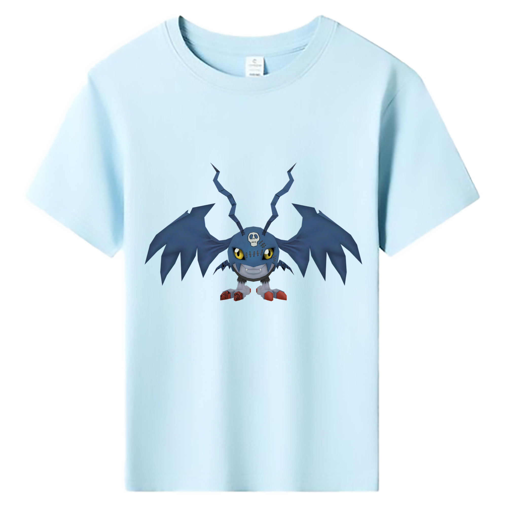 （画像用） Digimon デジタルモンスター/デジモン 綿100％キッズTシャツ（フロントプリント）